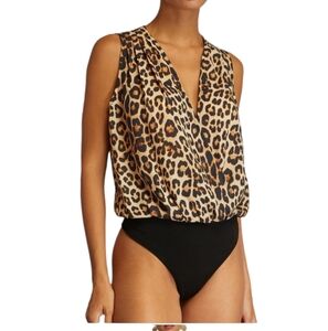 Good American Leopard Print Bodysuit